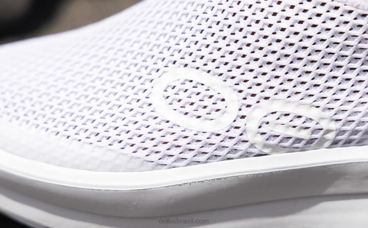branco OOFOS sapato oomega chukka feminino 62V283