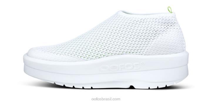 branco OOFOS sapato oomega chukka feminino 62V283
