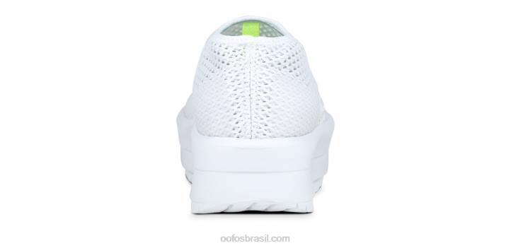 branco OOFOS sapato oomega chukka feminino 62V283