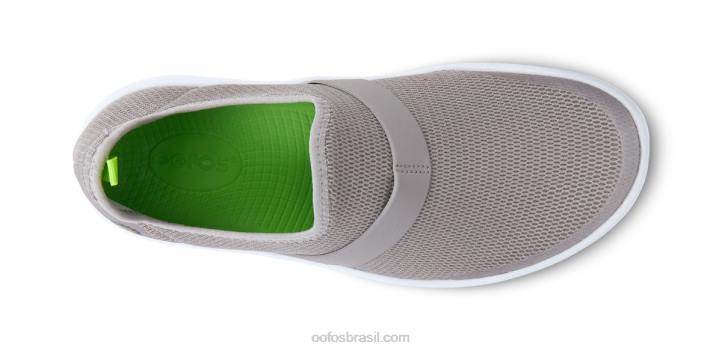 cinza OOFOS sapato baixo feminino oomg 62V279