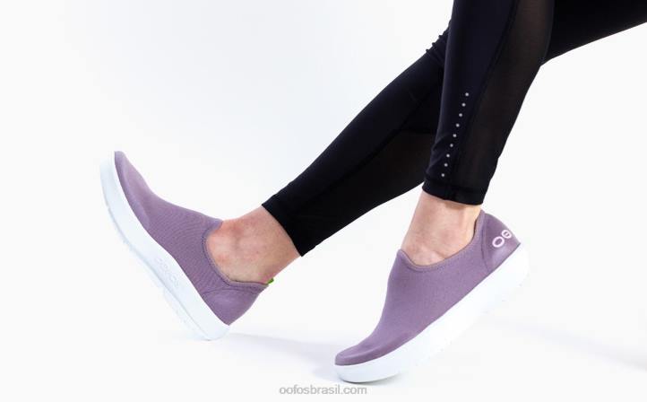 lilás OOFOS sapato baixo feminino oomg eezee 62V287