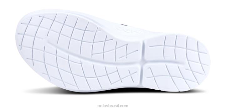 marinha OOFOS sapato baixo feminino oomg 62V281