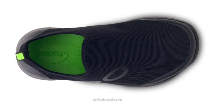 preto OOFOS sapato baixo esportivo oomg feminino 62V289