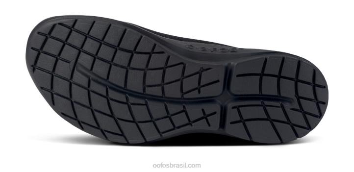 preto OOFOS sapato baixo esportivo oomg feminino 62V289