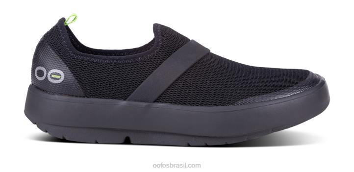 preto OOFOS sapato baixo feminino oomg 62V269
