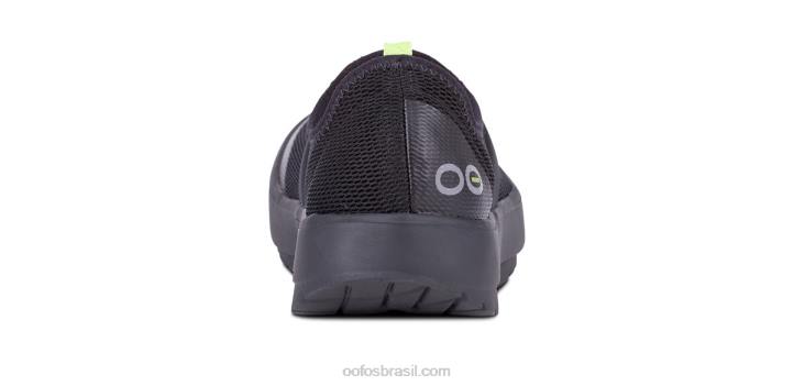 preto OOFOS sapato baixo feminino oomg 62V269