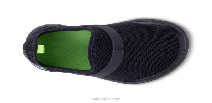 preto OOFOS sapato baixo feminino oomg 62V269