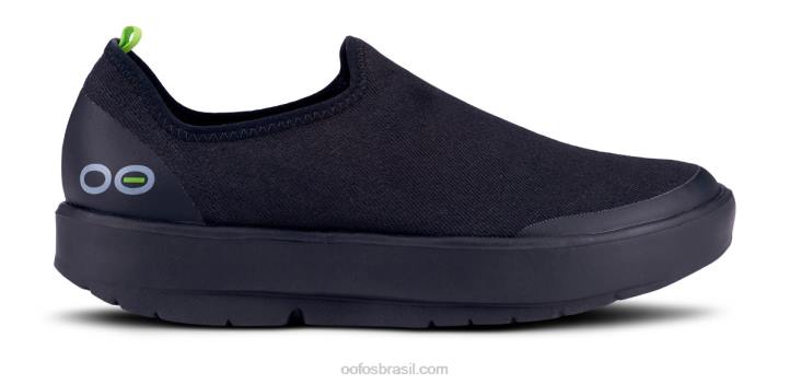 preto OOFOS sapato baixo feminino oomg eezee 62V277