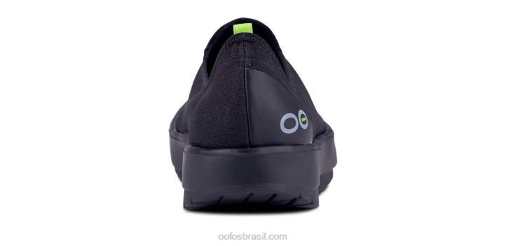 preto OOFOS sapato baixo feminino oomg eezee 62V277
