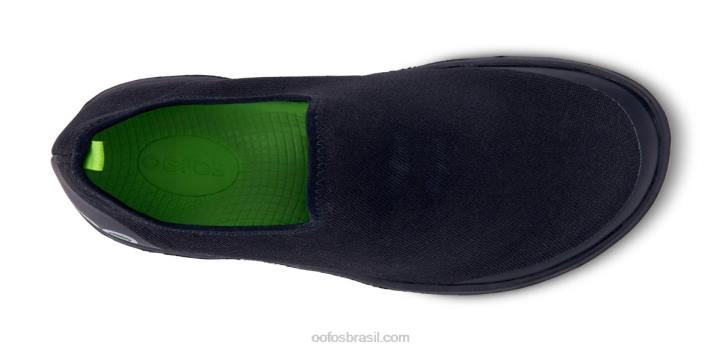 preto OOFOS sapato baixo feminino oomg eezee 62V277