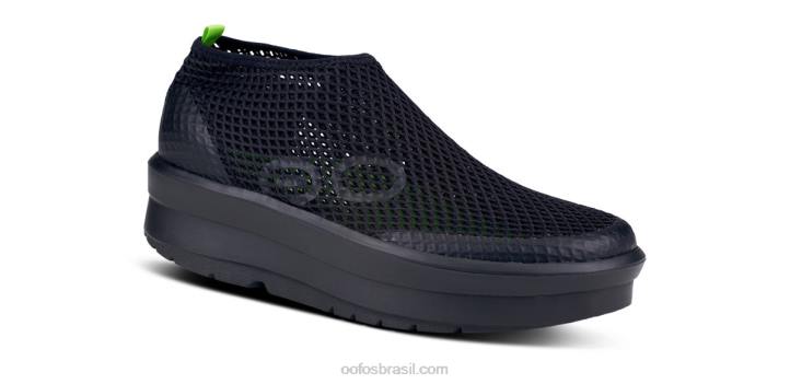 preto OOFOS sapato oomega chukka feminino 62V288