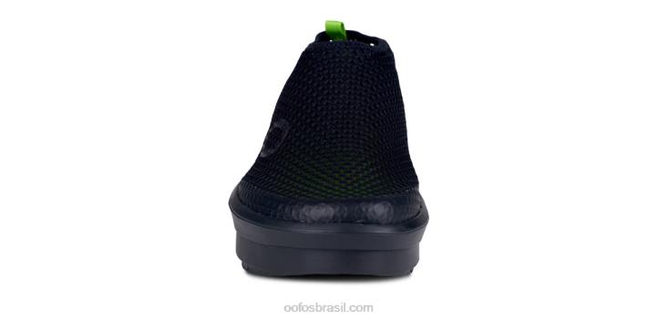 preto OOFOS sapato oomega chukka feminino 62V288