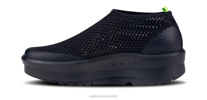 preto OOFOS sapato oomega chukka feminino 62V288