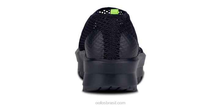 preto OOFOS sapato oomega chukka feminino 62V288