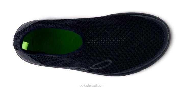 preto OOFOS sapato oomega chukka feminino 62V288