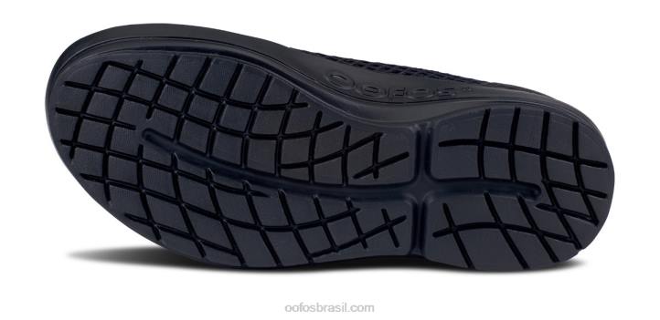preto OOFOS sapato oomega chukka feminino 62V288