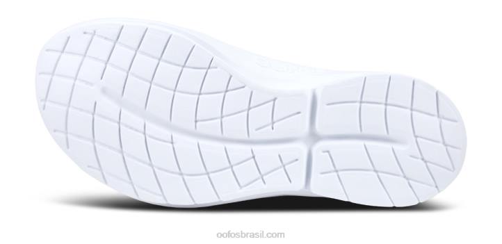 taupe branco OOFOS sapato baixo feminino oomg eezee 62V282
