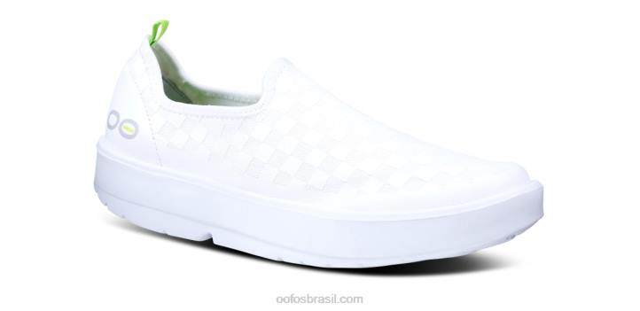 verificador branco OOFOS sapato baixo feminino oomg eezee 62V290