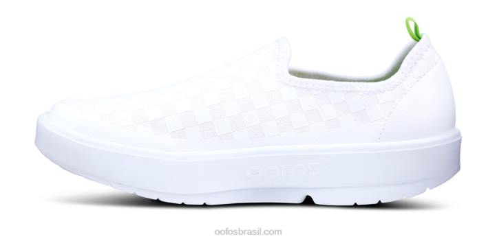 verificador branco OOFOS sapato baixo feminino oomg eezee 62V290