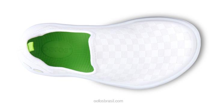 verificador branco OOFOS sapato baixo feminino oomg eezee 62V290