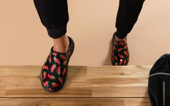 Pimenta OOFOS tamanco feminino edição limitada oocloog 62V292