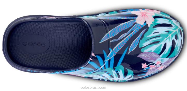 flora havaiana OOFOS tamanco feminino edição limitada oocloog 62V299