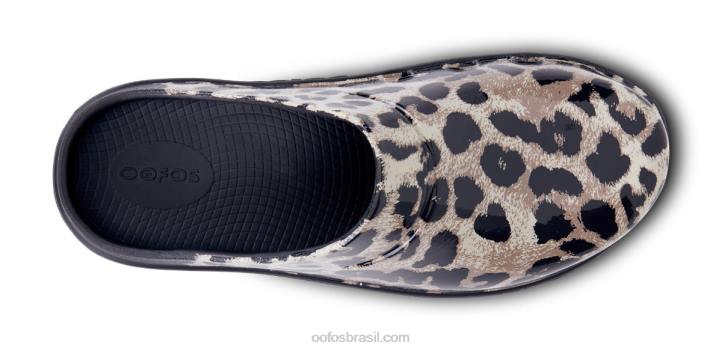 guepardo OOFOS tamanco feminino edição limitada oocloog 62V294