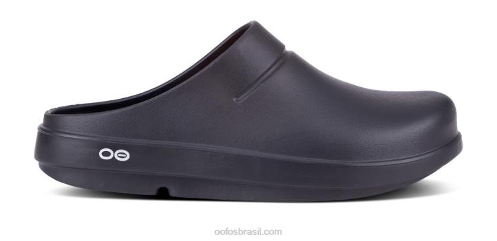 preto OOFOS tamanco feminino 62V295