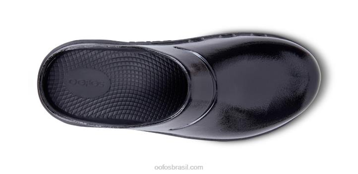 preto OOFOS tamanco feminino oocloog luxo 62V296